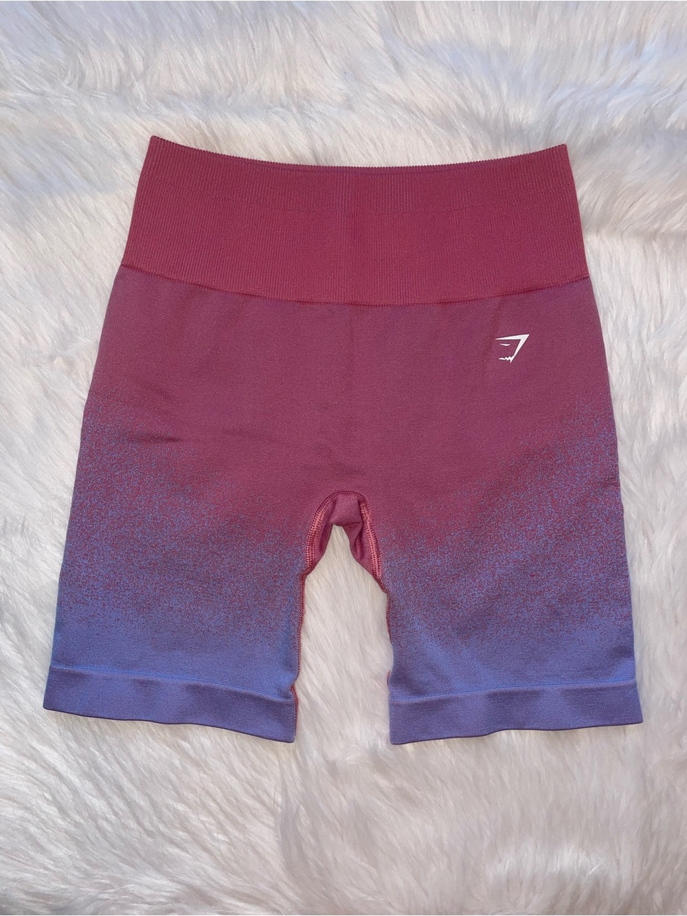 Gymshark adapt ombre seamless bike shorts women’s S small pink purple gym biker